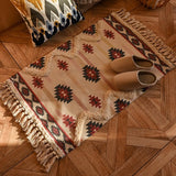 Bohemian Hand Woven Door Mat - Crystal Decor Shop