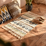 Bohemian Hand Woven Door Mat - Crystal Decor Shop