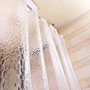 Waterproof 3D Thickened Transparent Shower Curtain