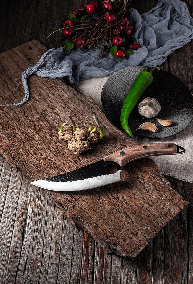 Stainless Steel Kitchen Boning Knife Fishing Knife Meat Cleaver