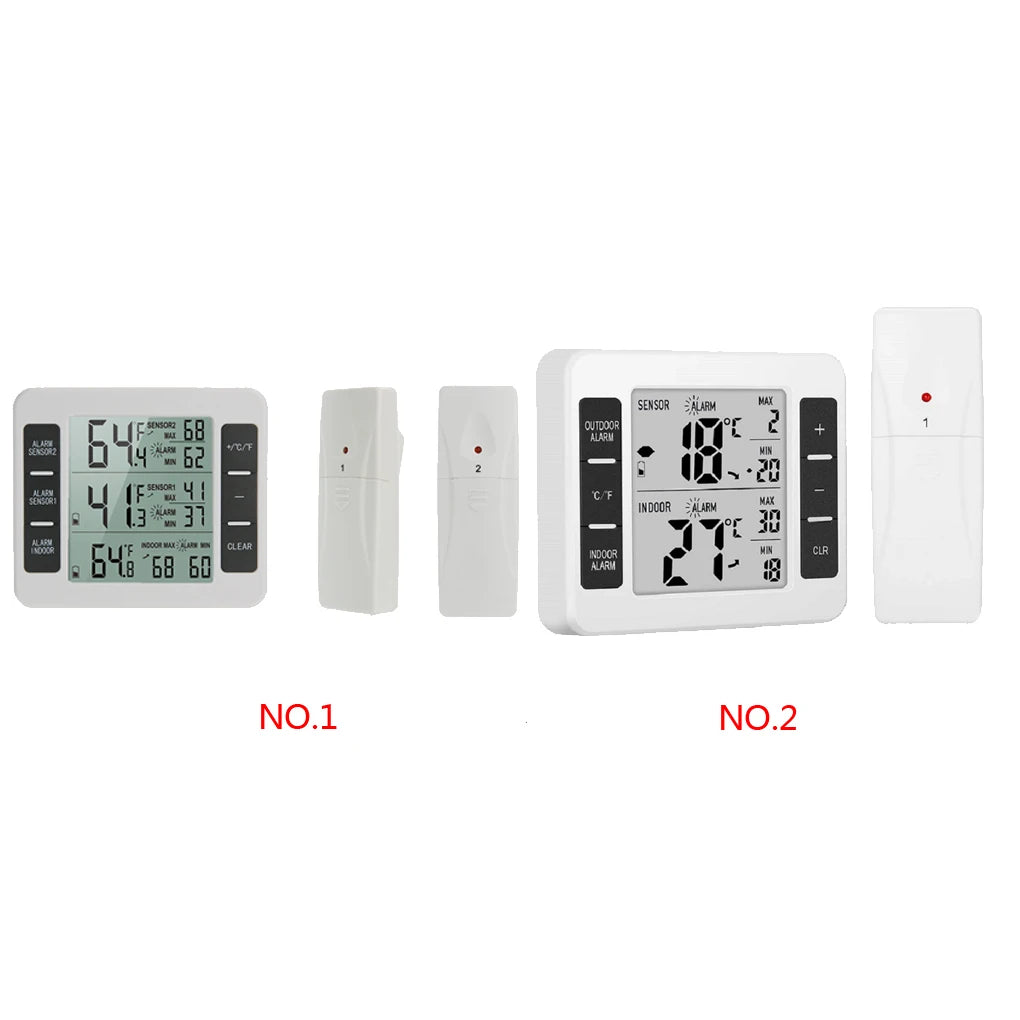 Home Wireless Indoor Outdoor Thermometers - Crystal Decor Shop