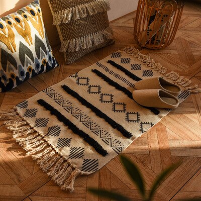 Bohemian Hand Woven Door Mat