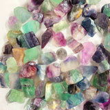 Natural Raw Rainbow Fluorite Crystals - Crystal Decor Shop