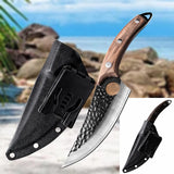 Stainless Steel Kitchen Boning Knife Fishing Knife Meat Cleaver