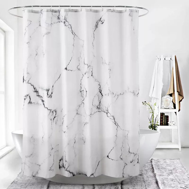 Marble Stripes Shower Curtain - Crystal Decor Shop