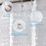 Translucent Shower Curtain - Crystal Decor Shop