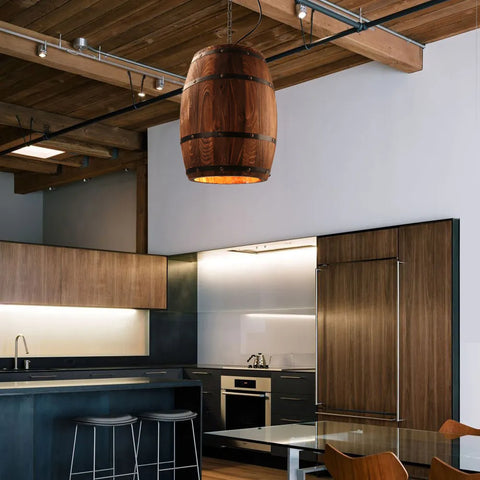Vintage Barrel Chandelier