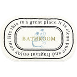 Non-Slip Absorbent Bathroom Mat - Crystal Decor Shop