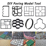 Irregular Plastic DIY Pavement Mold Walk Maker - Crystal Decor Shop