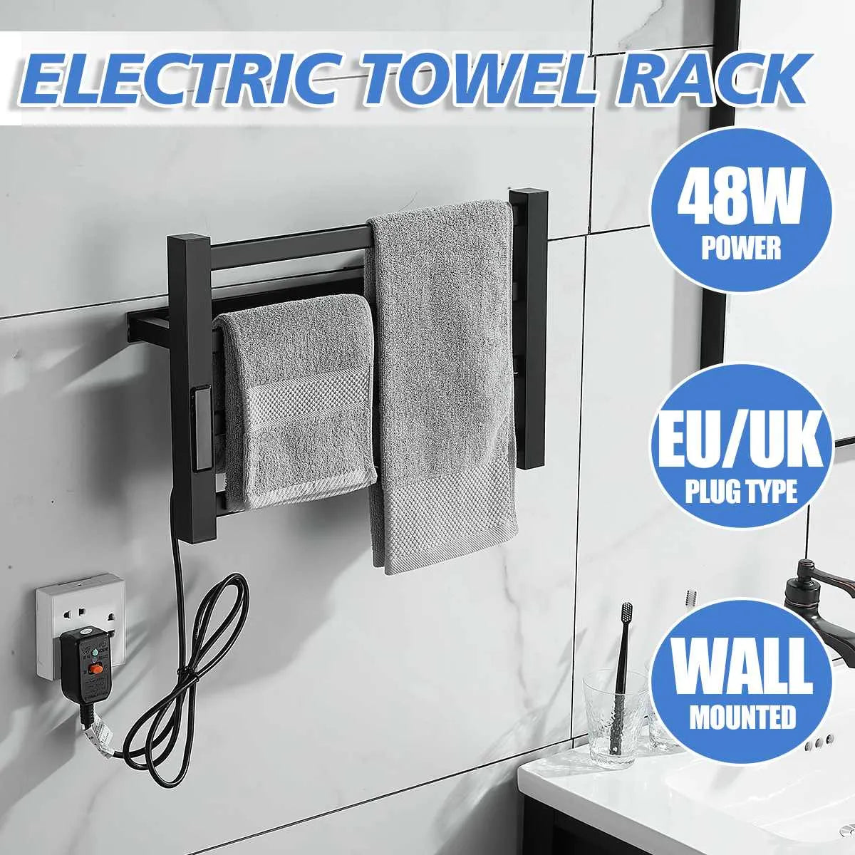 Electric Towel Rack - Crystal Decor Shop