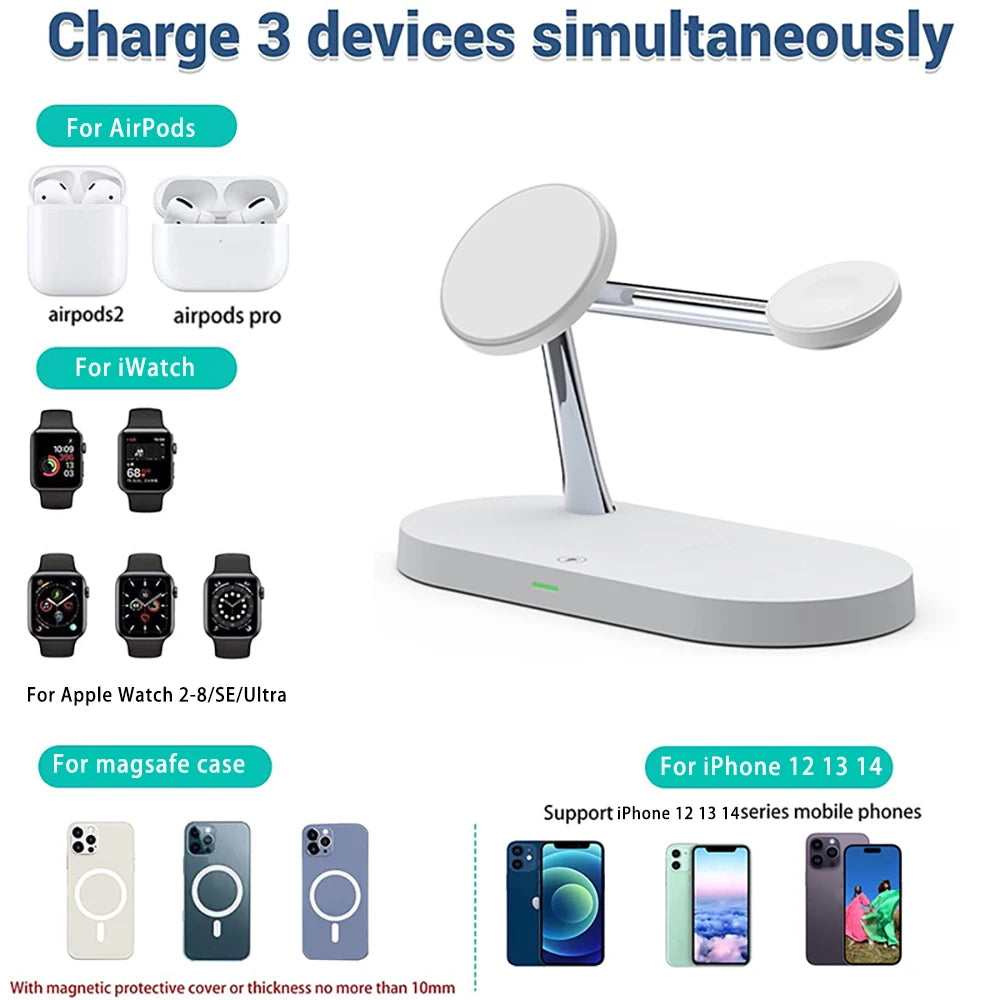 Best wireless charger 3 in 1 stand for iPhone
