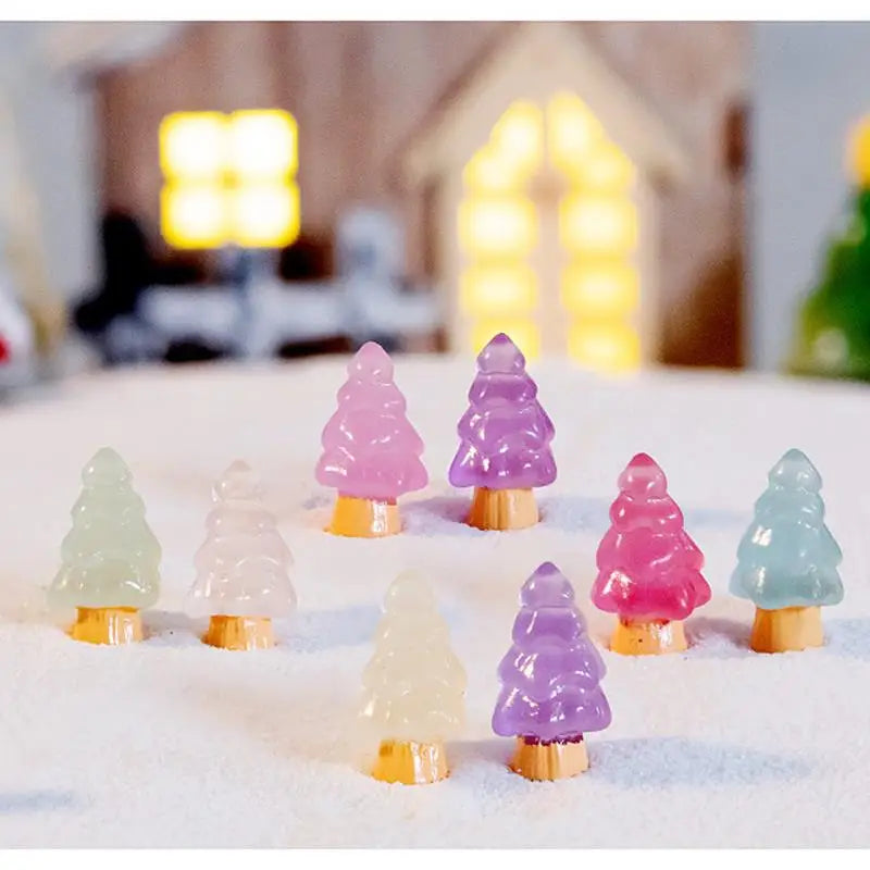 10pcs/Set Luminous Mini Animals Trees - Crystal Decor Shop