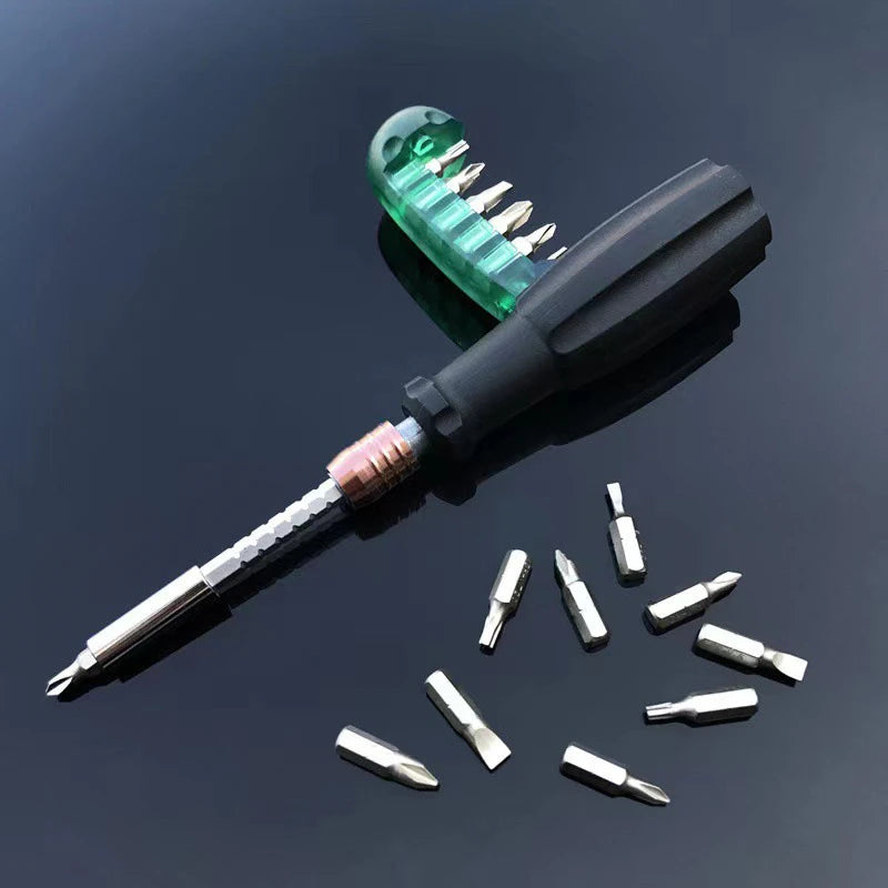 Magnetic Screwdriver Bit Set Hand Tools Phillips Screw Driver Multi-function Appliances Car Repair Kit Home Tool Accessories - Crystal Decor Shop