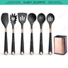 Silicone Cooking Utensils Set - Crystal Decor Shop