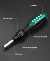 Magnetic Screwdriver Bit Set Hand Tools Phillips Screw Driver Multi-function Appliances Car Repair Kit Home Tool Accessories - Crystal Decor Shop