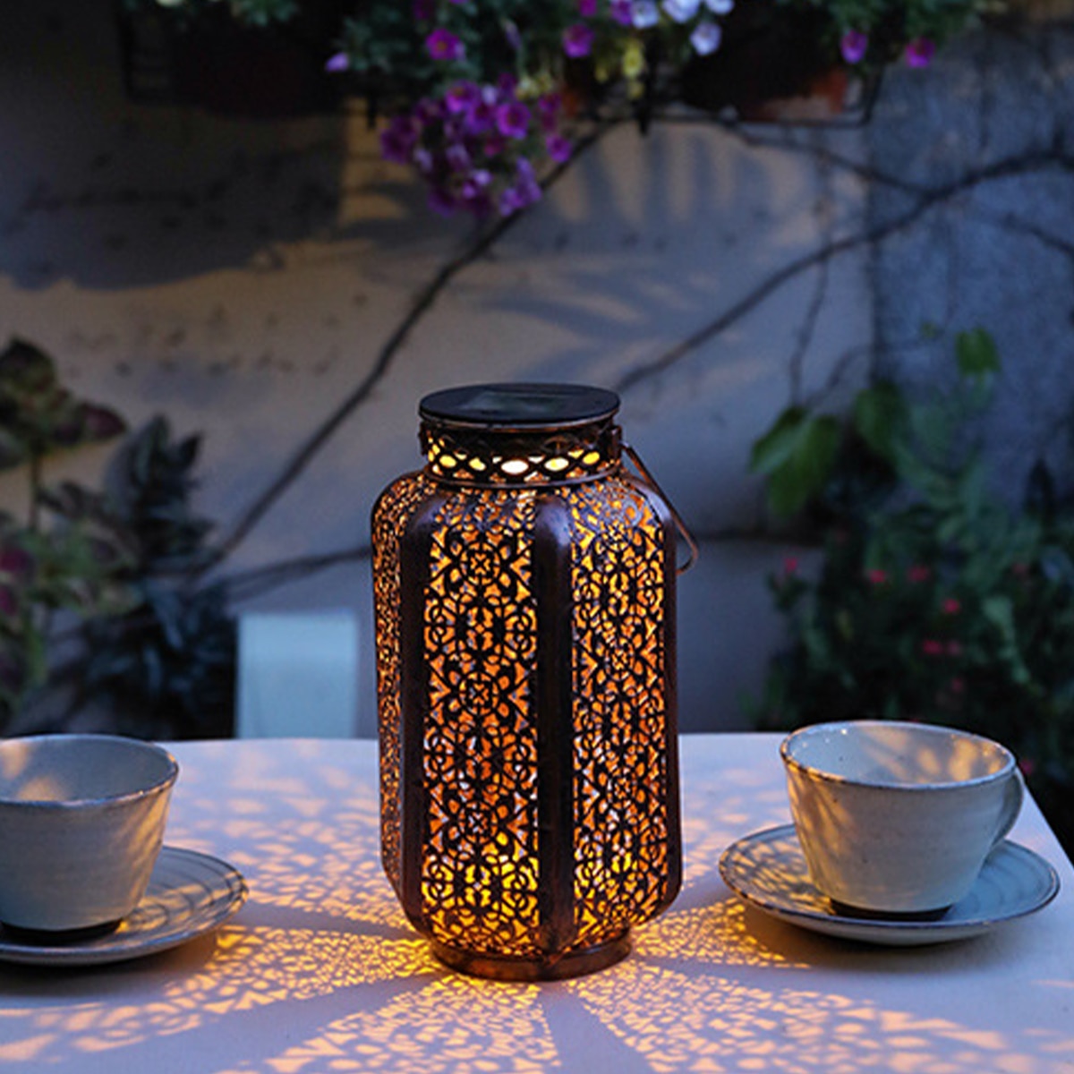 LED Retro Lantern - Crystal Decor Shop