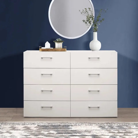 8-Drawer Minimalist Dresser