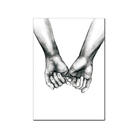 Hand In Hand Wall Poster