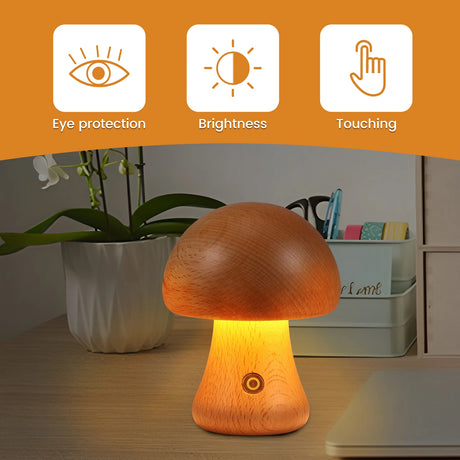 LED Mushroom Night Lamp