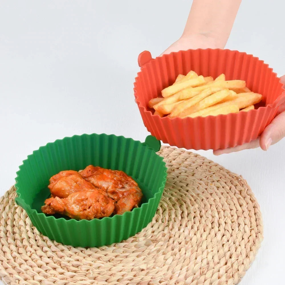 Silicone Basket Pot Tray Airfryer Liner - Crystal Decor Shop