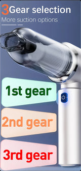 SZUK Vacuum Cleaner Car Wireless Handheld Home Portable Cleaning Mini Suction Powerful Machine Strong Appliance Auto Cleaners - Crystal Decor Shop