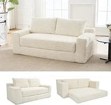 70.78" Loveseat Sofa, Comfy Deep Seat, Modern Small Corduroy Couch for Living Room, Bedroom, Apartment, Home Office, No Assembly