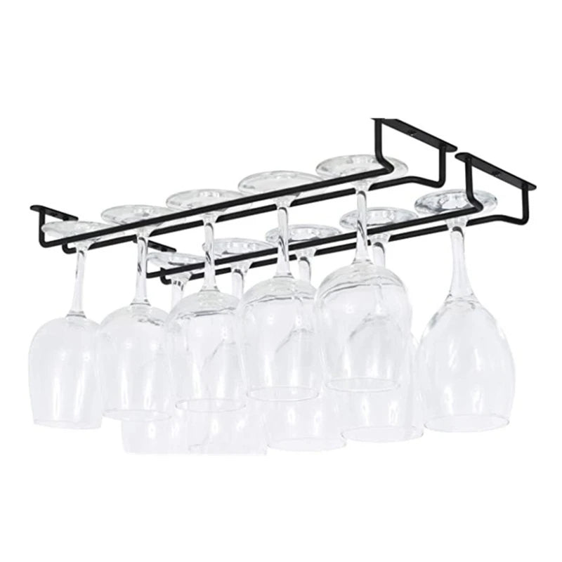 Wine Glass Hanging Rack - Crystal Decor Shop