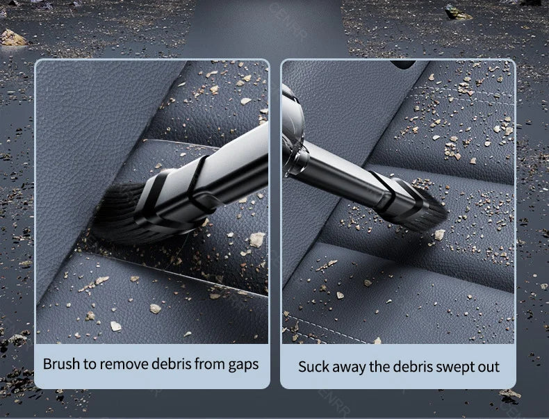 CENRR High Pressure Car Vacuum Cleaner Portable Handheld Mini Vacuum Cleaner Cordless Strong Suction Car Cleaner Home Appliance - Crystal Decor Shop