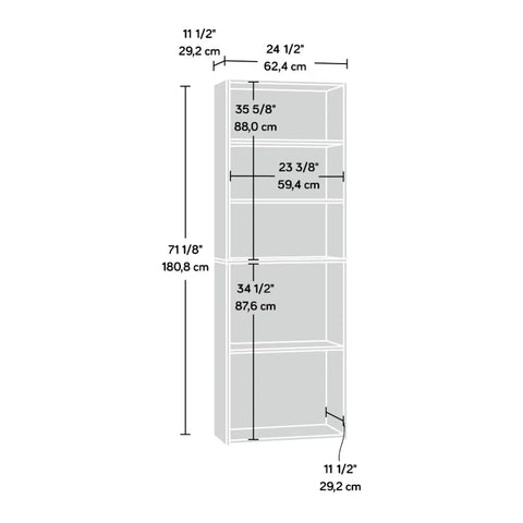 5 -Shelf Minimalist Bookcase
