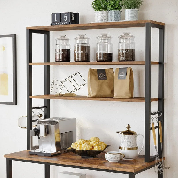 6-Tier Industrial Kitchen Rack