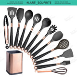 Silicone Cooking Utensils Set - Crystal Decor Shop