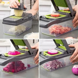 Multifunctional Vegetable Chopper Handle Food Grate