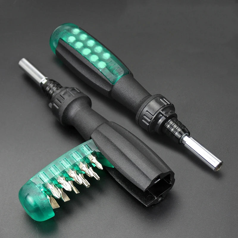 Magnetic Screwdriver Bit Set Hand Tools Phillips Screw Driver Multi-function Appliances Car Repair Kit Home Tool Accessories - Crystal Decor Shop