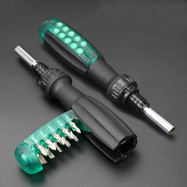 Magnetic Screwdriver Bit Set Hand Tools Phillips Screw Driver Multi-function Appliances Car Repair Kit Home Tool Accessories - Crystal Decor Shop