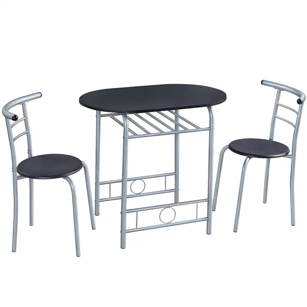 3PCs Modern Dining Table Set - Crystal Decor Shop