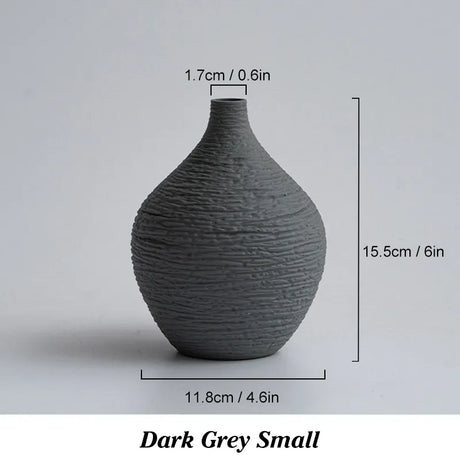 Simple Ceramic Vase - Crystal Decor Shop