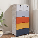 Storage Cabinet with 6 Drawers - Crystal Decor Shop
