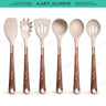 Silicone Cooking Utensils Set - Crystal Decor Shop