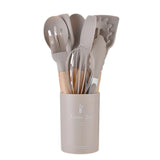 12Pcs Silicone Cooking Utensils - Crystal Decor Shop