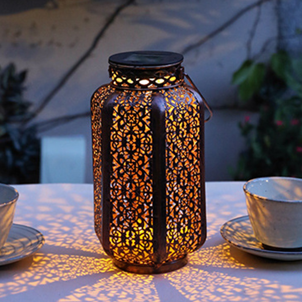 LED Retro Lantern - Crystal Decor Shop