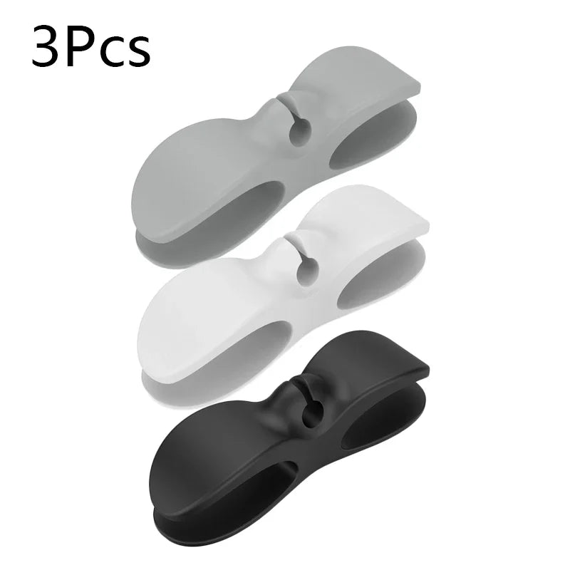 Silicon Cord Winder Cable Management Clip Organizer Tools for Air Fryer Coffee Machine Wire Fixer Kitchen Appliance Cable Holder - Crystal Decor Shop