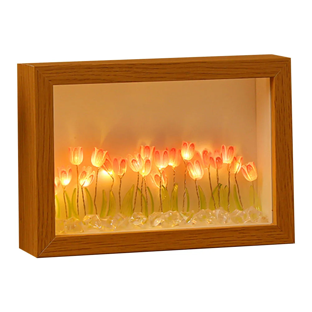 DIY Tulip Photo Frame - Crystal Decor Shop