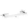 Bathroom Accessories Set Matte Black Wall Shelf - Crystal Decor Shop