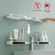 Punch-free Bathroom Shelf