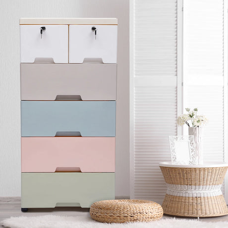 Storage Cabinet with 6 Drawers