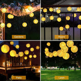 Solar Lantern Garland - Crystal Decor Shop