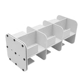 Good Stability 3 Tier Standing Bookcase 360° Rotating Bookshelf Space-Saving for Bedrooms/Living Rooms/Game Rooms Safe Baffle