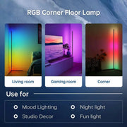 Voice Control RGB Corner Floor Lamp
