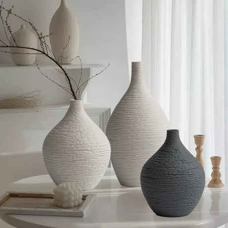 Simple Ceramic Vase - Crystal Decor Shop