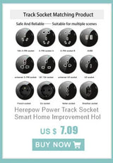 Herepow 118 Series Thailand American Standard Dual USB Wall Socket Smart Home Appliance Plug Adapter Type-c 3.1A Fast Charging - Crystal Decor Shop